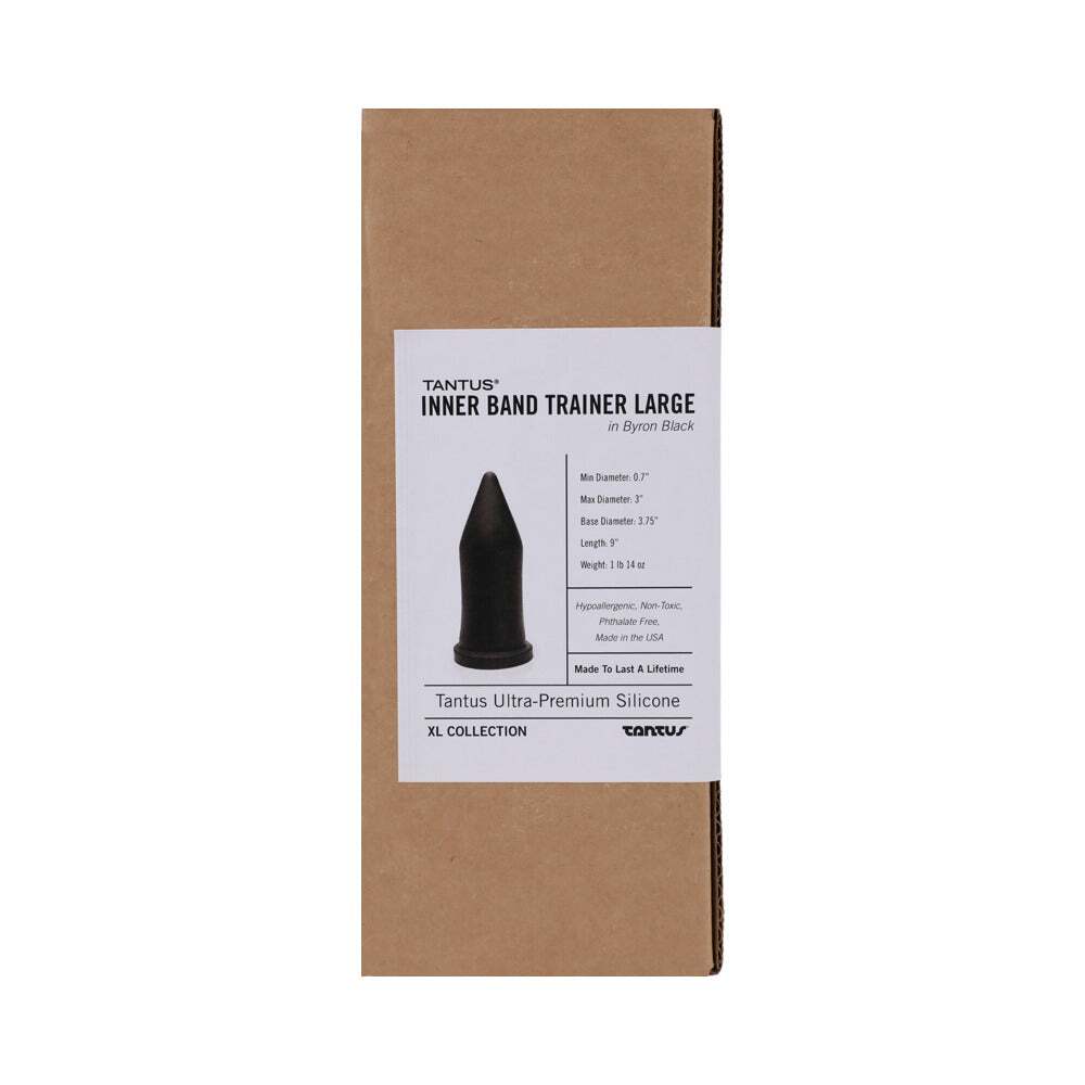 Dildo from Tantus in Black designed for anal sex with Her or Him