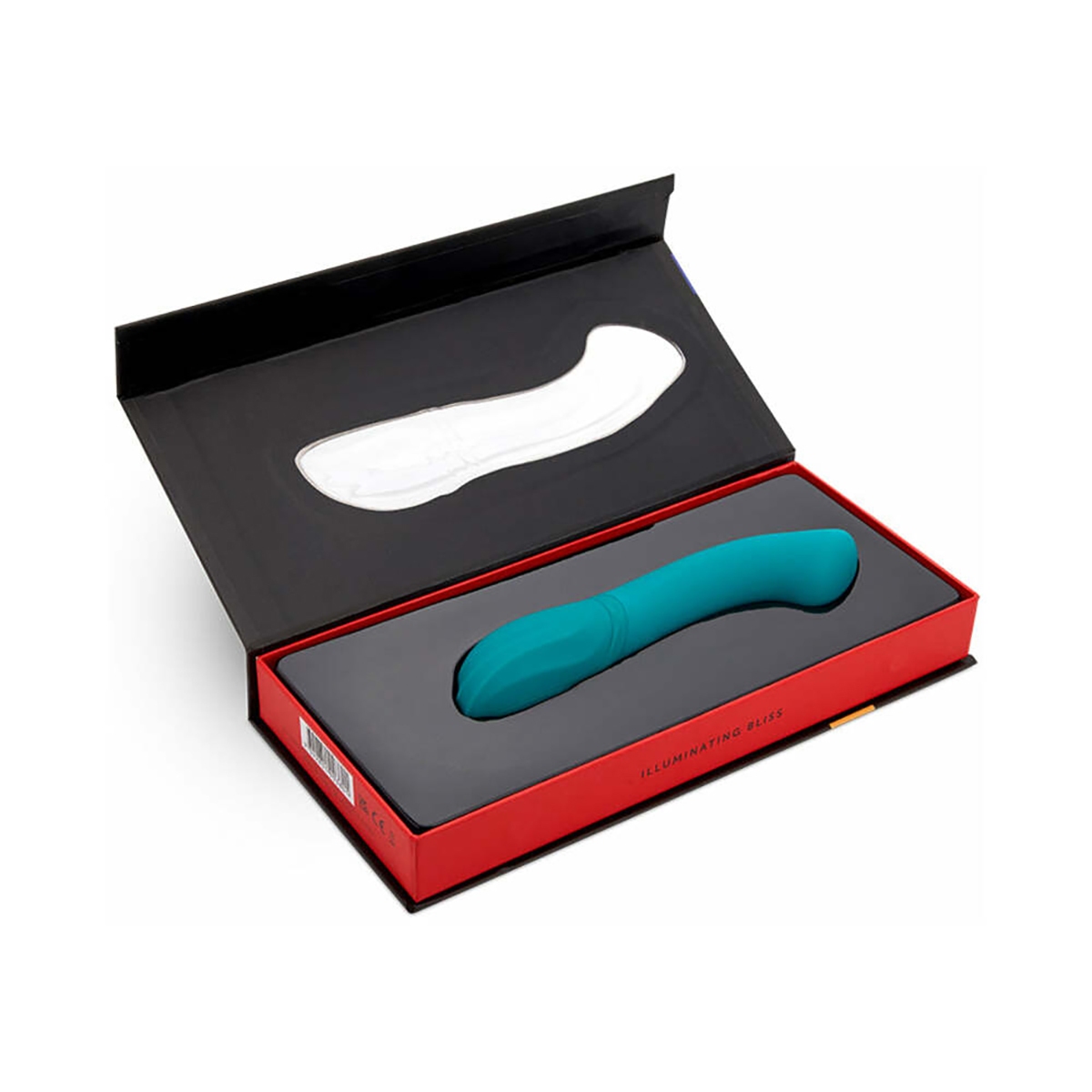 Close-up of the Green Nu Sensuelle vibrator for texture detail