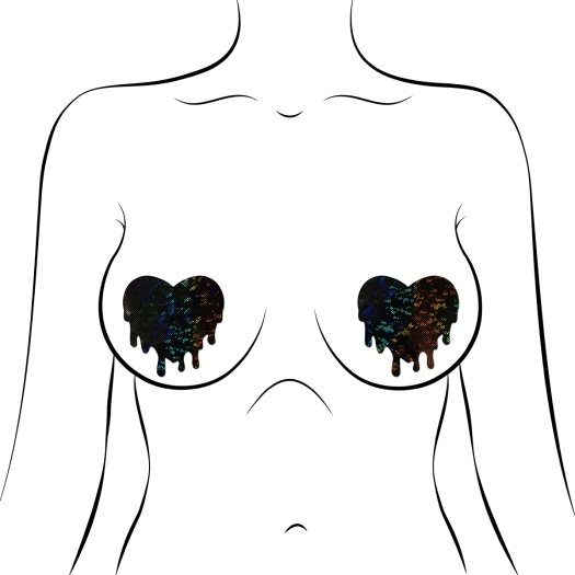 Wearing Melted Hearts Black nipples covers by Pastease can be fun and sexy!