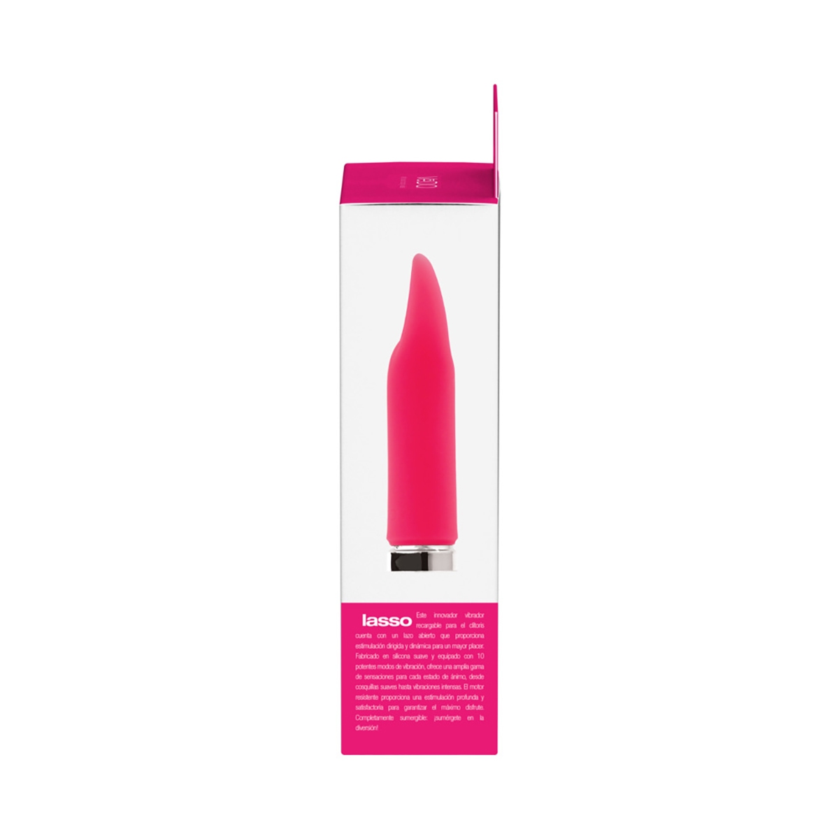 Close-up of the Pink VeDO vibrator for texture detail