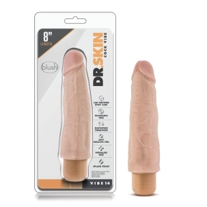 8 inch Dildo by Blush in Vanilla Ivory Beige shown for use by Her or Him
