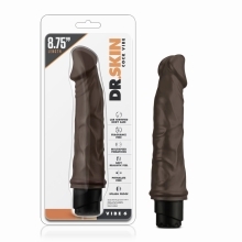 8.75 inch Dildo by Blush in Dark Brown shown for use by Her or Him
