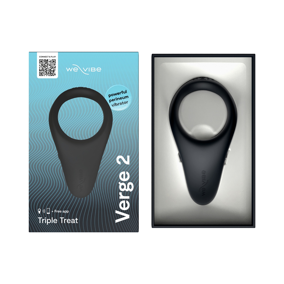 Product image of the Black We-Vibe vibrator on clean background