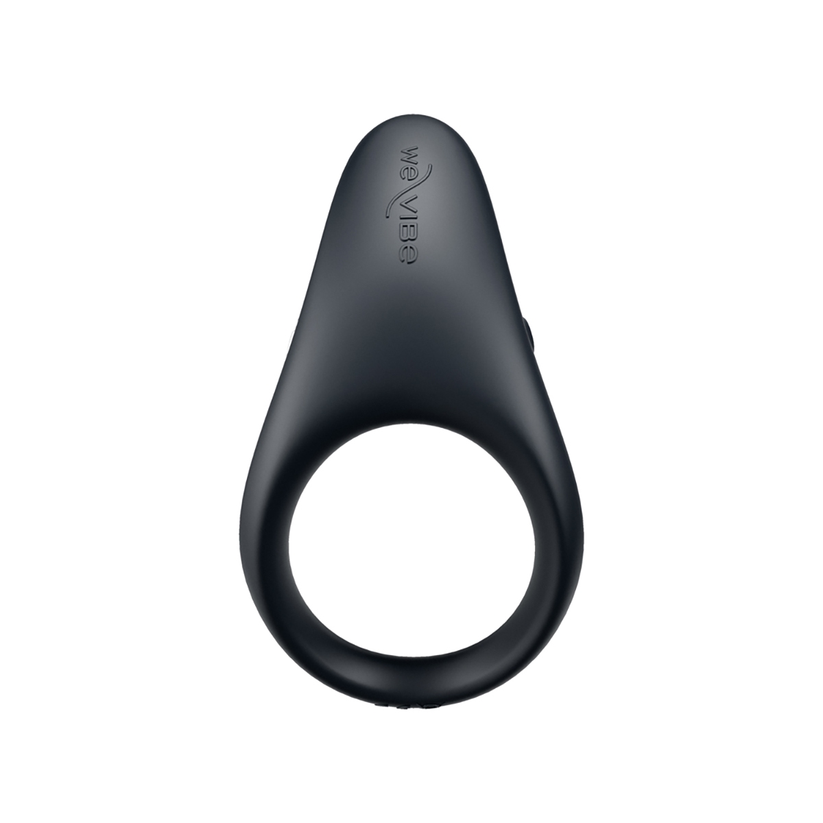 The Black We-Vibe vibrator resting on soft fabric surface