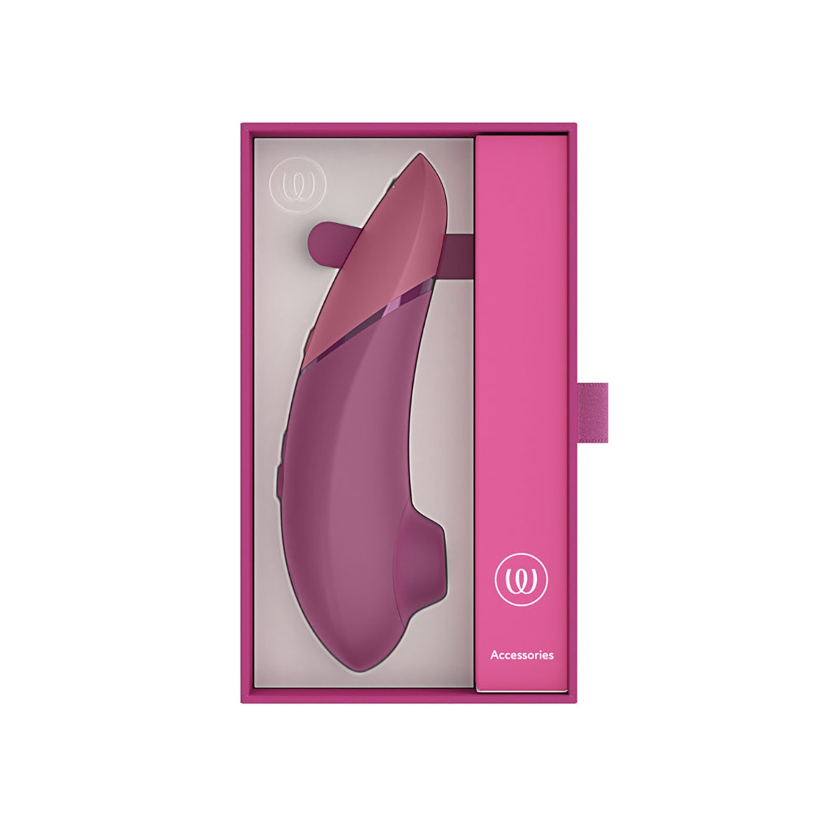 Product image of the Pink Womanizer vibrator on clean background