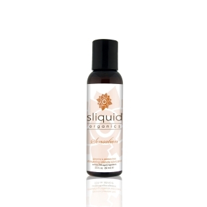 Bottle of 2 oz Water Based Lube Sliquid showing clean, lightweight formula