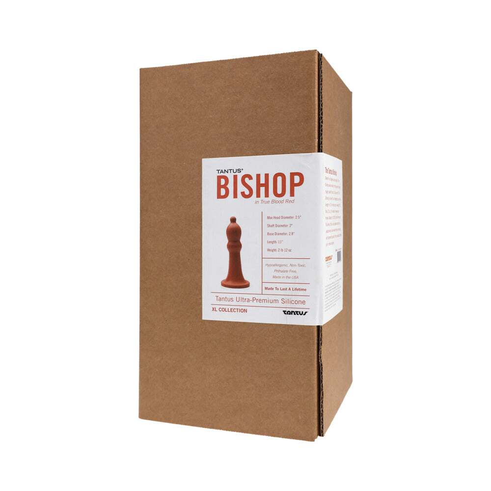 Dildo from Tantus in Red designed for anal sex with Her or Him