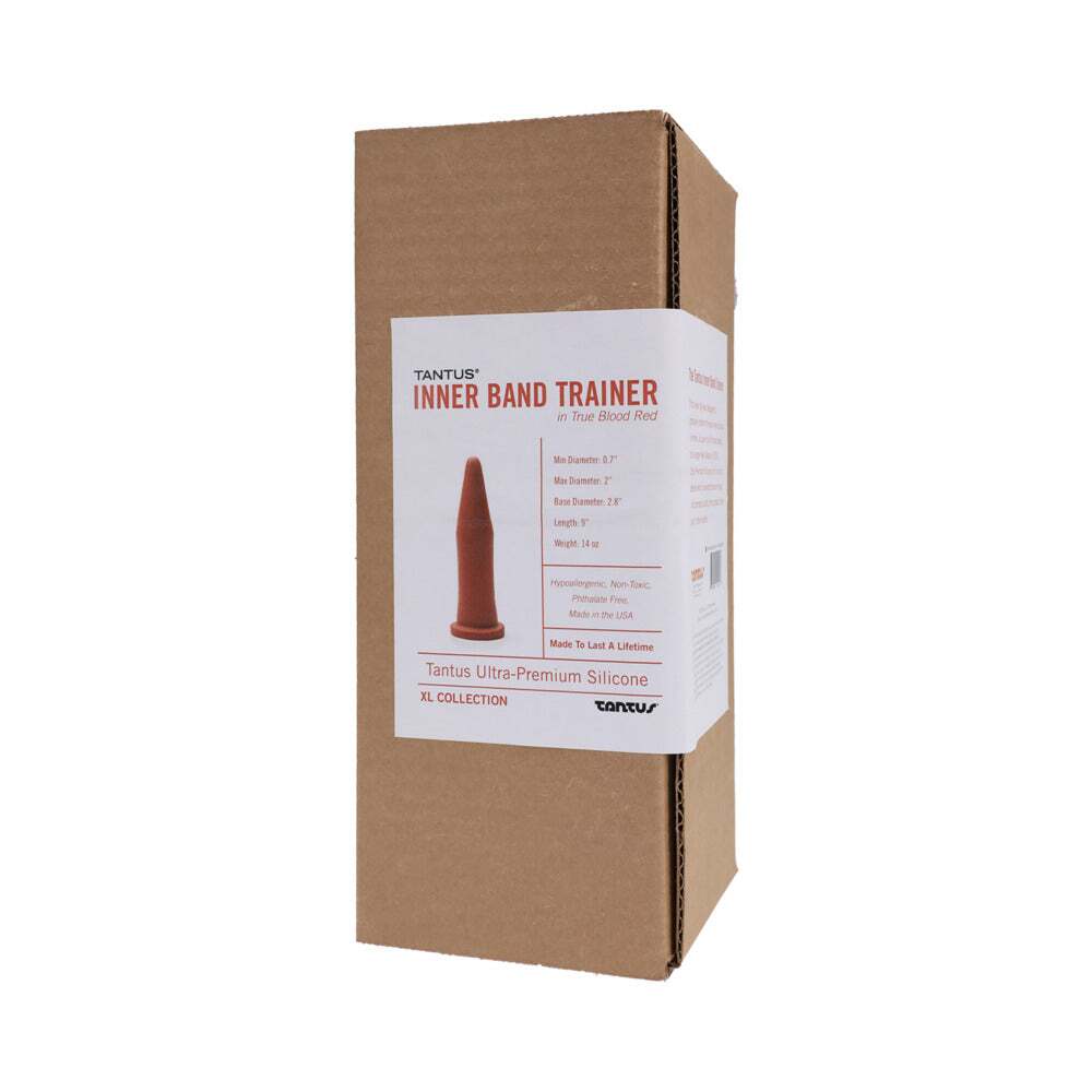 Dildo from Tantus in Red designed for anal sex with Her or Him