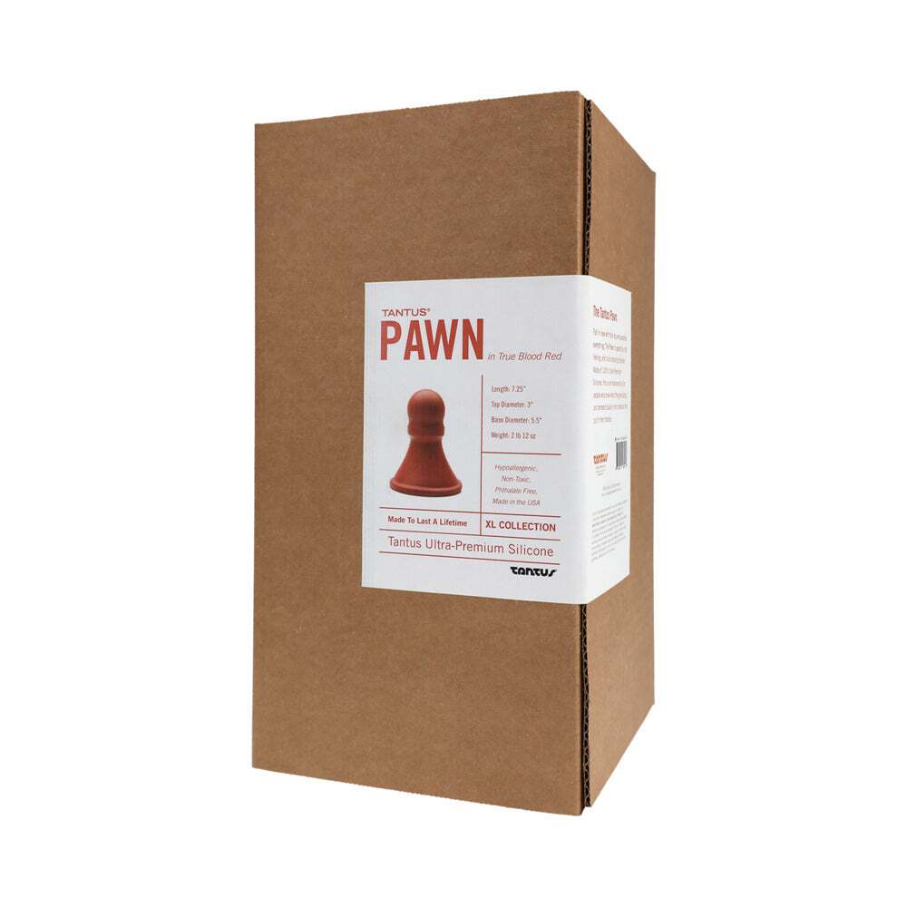 Dildo from Tantus in Red designed for anal sex with Her or Him