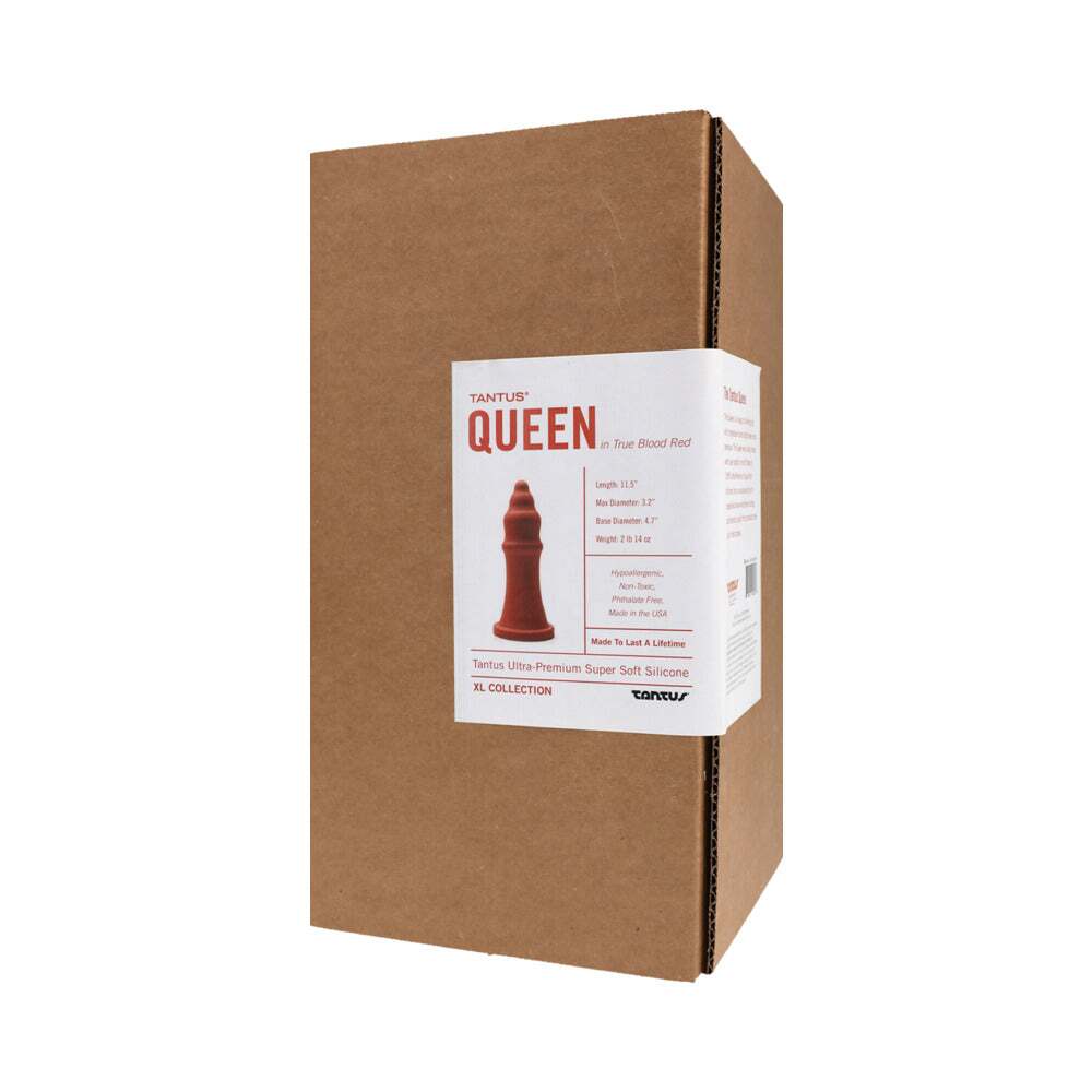 Dildo from Tantus in Red designed for anal sex with Her or Him