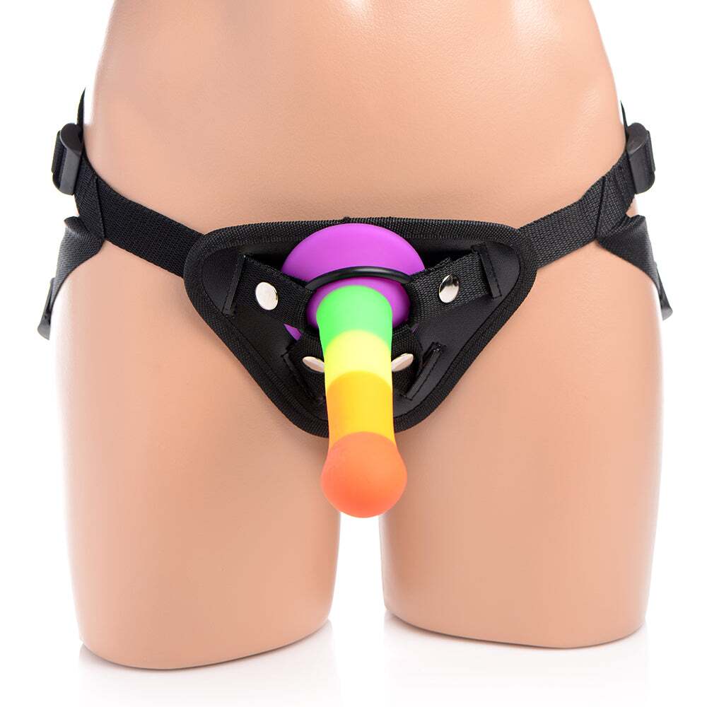 Dildo by XR Brands in  shown for pegging Her or Him