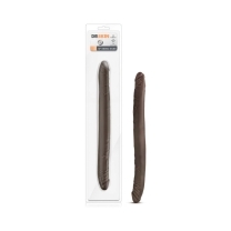 16 inch Dildo by Blush in Dark Brown shown for use by Her or Him