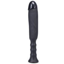 Dildo by Tantus in Black shown for use by Her or Him