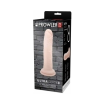 8 inch Dildo by Prowler RED in Vanilla Ivory Beige shown for use by Her or Him