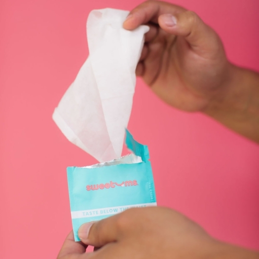 Sweetums Intimate Wipes Cinnamonbun Flavor intimate cleansers and personal cleansing care by Sweetums.