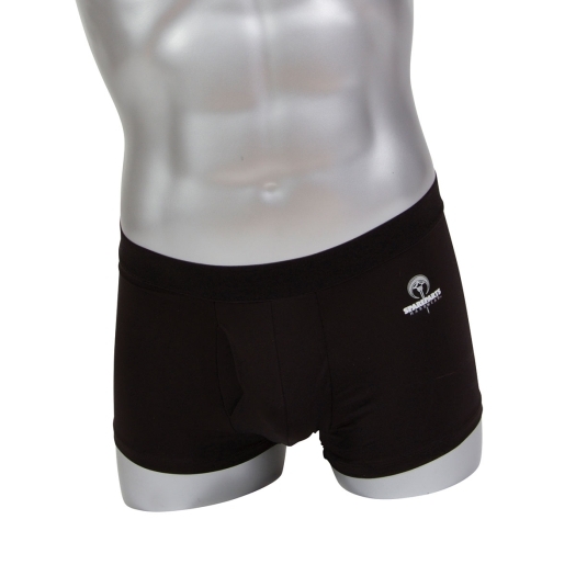 3X Pete Trunks Black is presented as a refined, high-stability harness dildo crafted for elevated adult intimacy