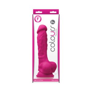 7 inch Dildo NS Novelties Hot Pink Magenta Fuchsia Colours Pleasures