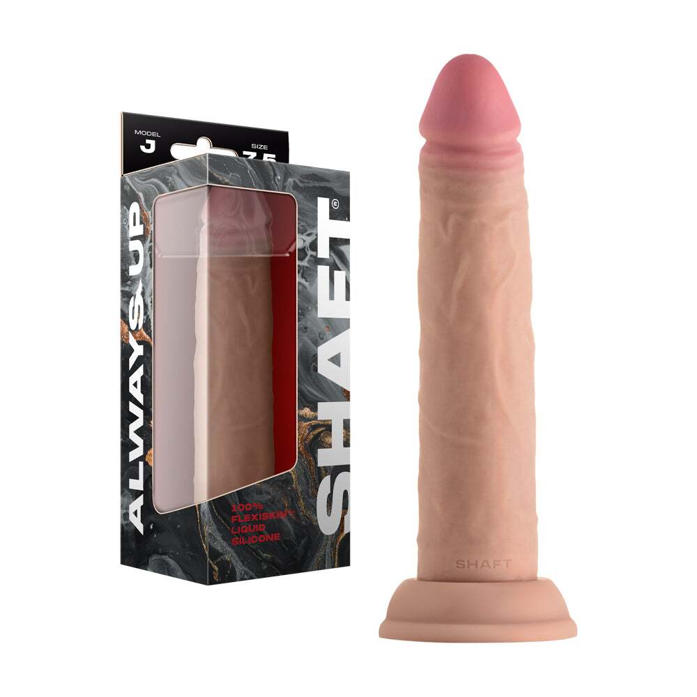 7.5 inch Dildo by Shaft in Vanilla Ivory Beige shown for use by Her or Him