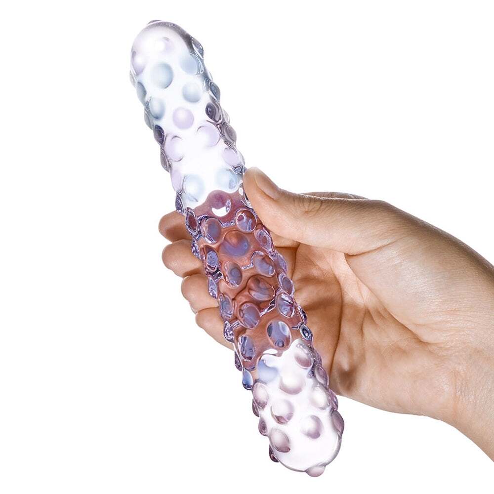 9 inch Dildo by Electric Eel in Assorted Colors shown for pegging Her or Him