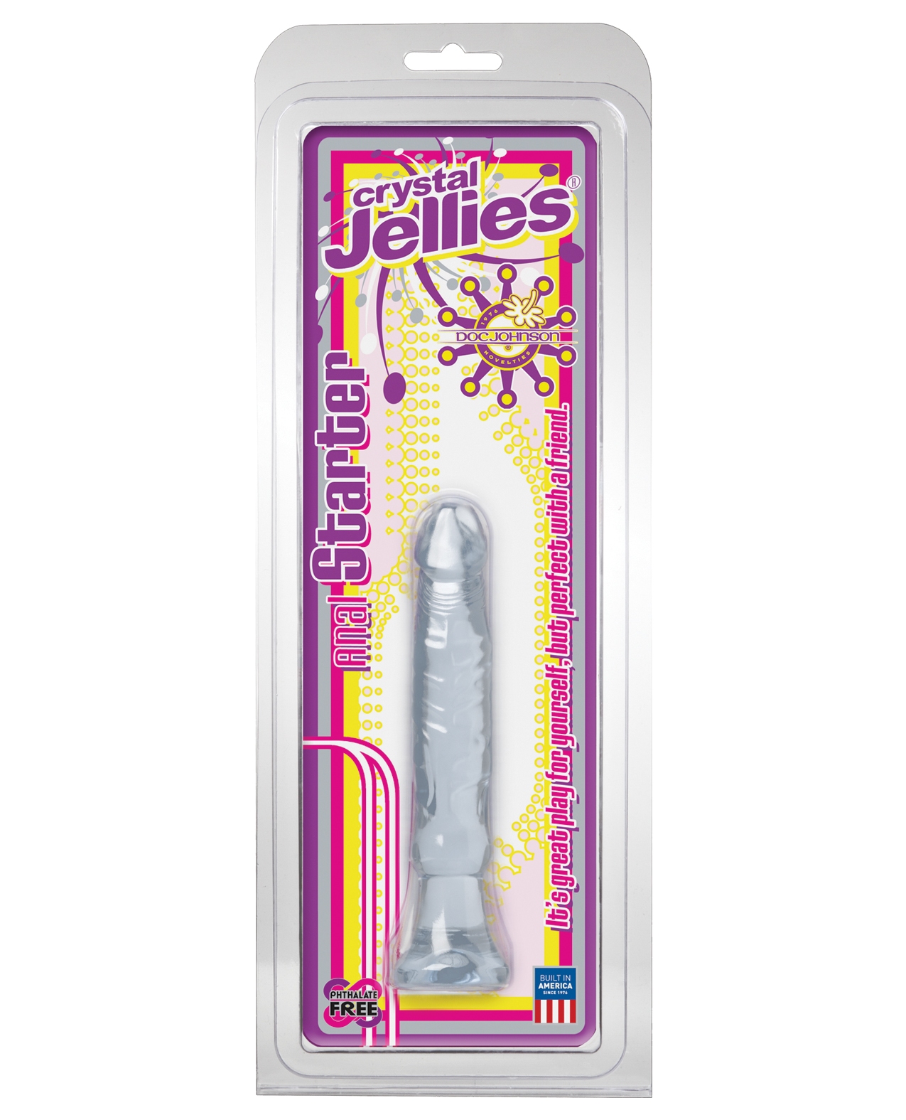 Shop crystal jellies 5. 5" anal starter - clear online