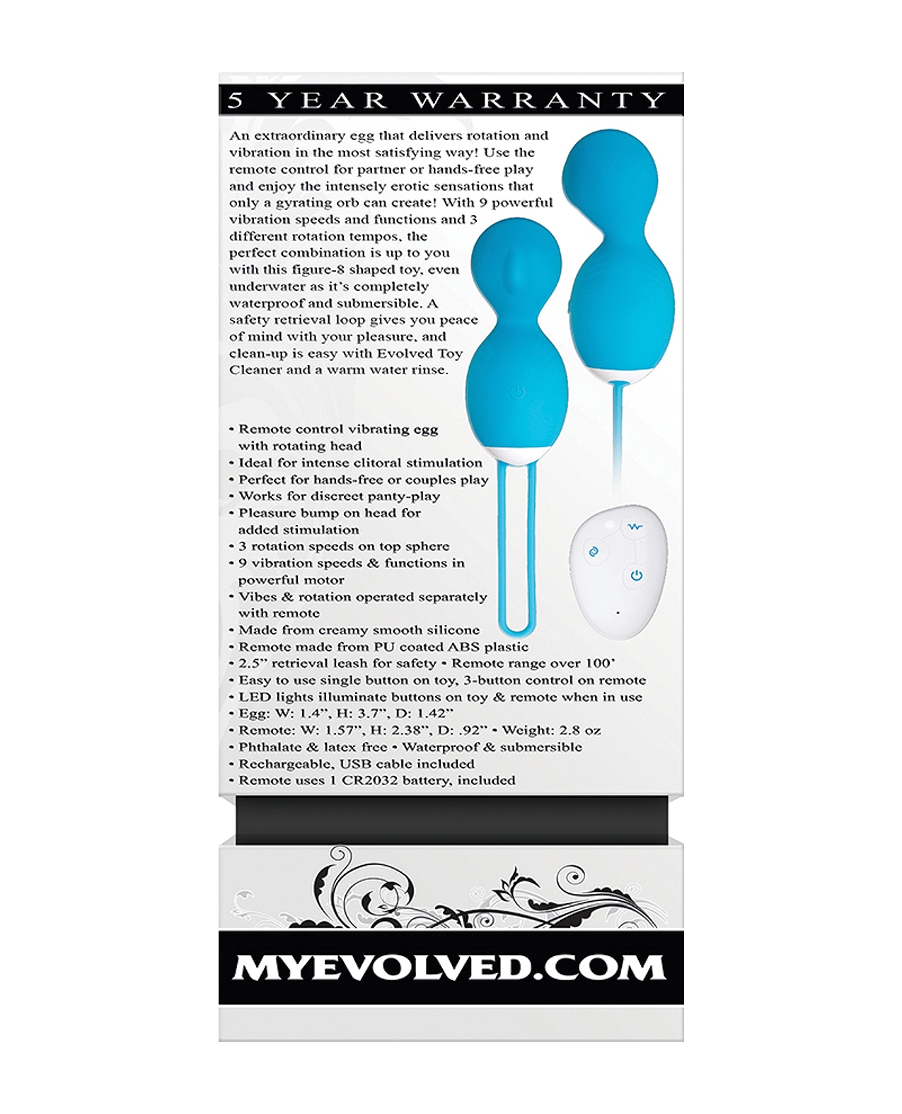 Order evolved twistin the night away kegel rechargeable - blue online