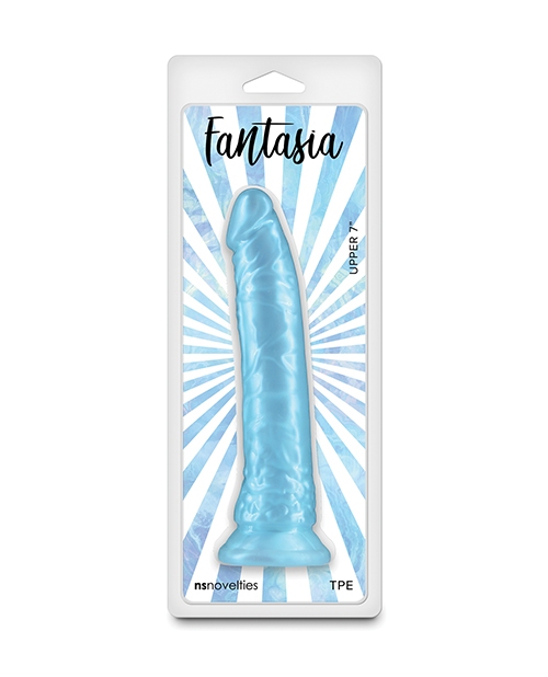 Shop Fantasia Upper 7" Dildo - Turquoise online