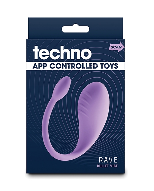 Shop techno rave app controlled kegel vibrator - purple online