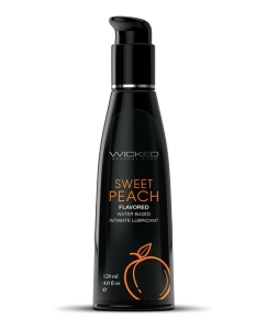 Shop wicked sensual care waterbased lubricant - 4 oz sweet peach online