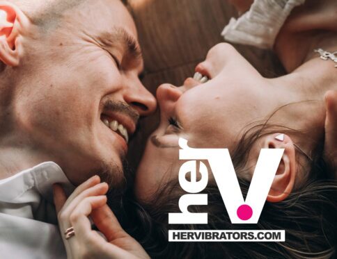 Clitoral-focused pleasure during partnered sex using a discreet sex toy for comfort and connection