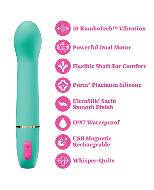 Shop Aria - Flirty AF 2.0 - Rechargeable Vibe - Teal