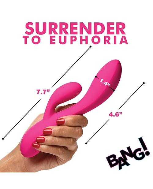 Shop Bang! 10X Flexible Silicone Rabbit - Pink