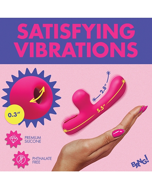 Buy Bang! Bang! 10X G-Spot Rabbit Vibrator w/Suction - Pink