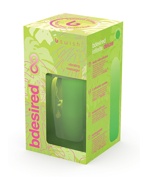 Order Bdesired Infinite Deluxe LE Paradise Vibrator - Green