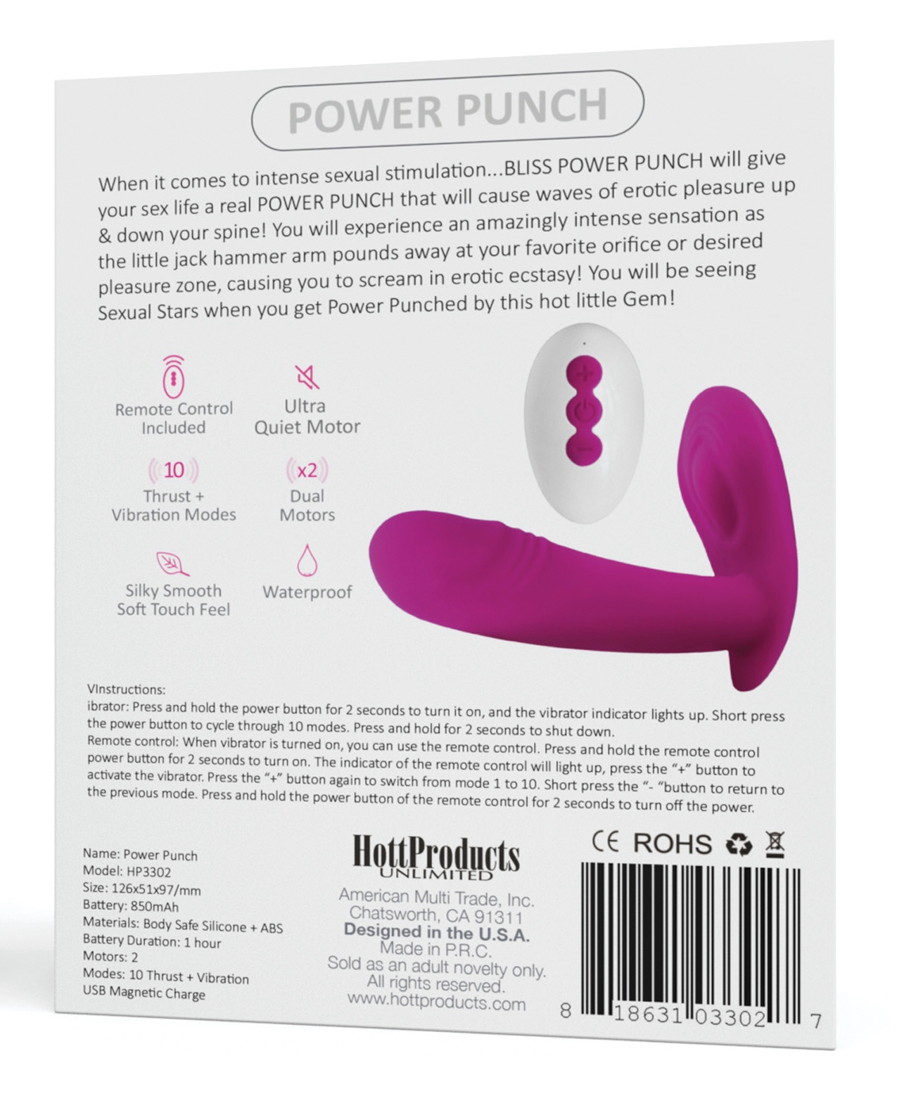 Order Bliss Power Punch Thrusting Vibe online