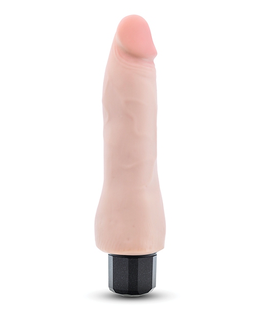 Order Blush Au Naturel 8.75" Vibrating Realistic G-Spot Dildo - Beige online