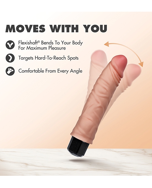 Buy Blush Dr. Skin Dr. Hunt 8.75" Vibrating Dildo - Beige