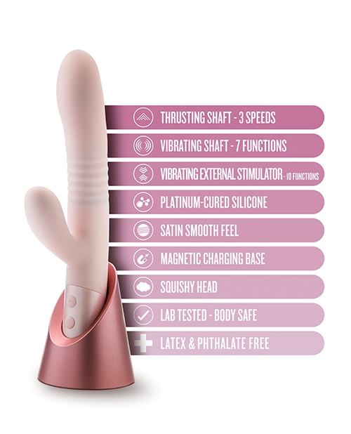 Buy Blush Fraya Rabbit Rechargeable Vibrator - Pink