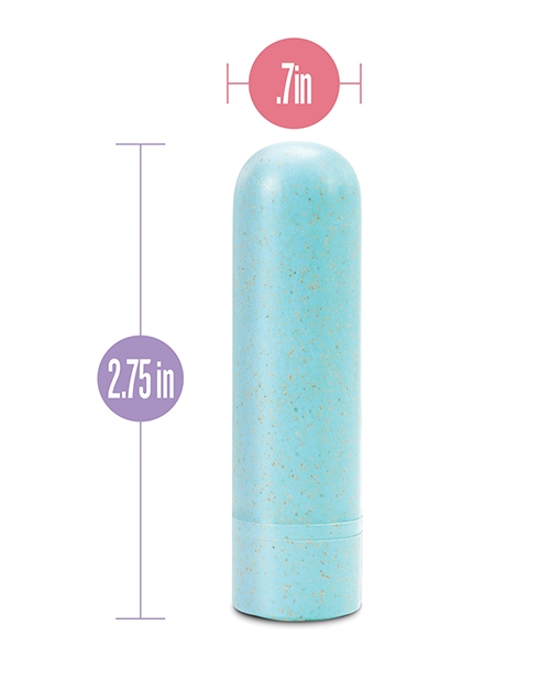 Shop Blush Gaia Eco Rechargeable Bullet - Aqua
