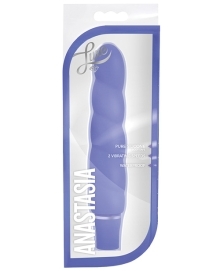 Shop Blush Luxe Anastasia Silicone Vibrator - Periwinkle online