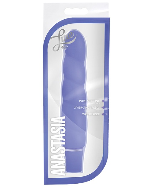 Shop Blush Luxe Anastasia Silicone Vibrator - Periwinkle online