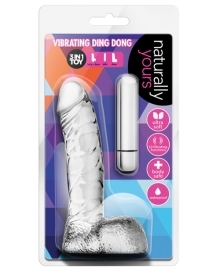 Shop Blush Naturally Yours Vibrating Ding Dong - Clear online