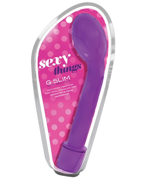 Shop Blush Sexy Things G Slim Petite Satin Touch - Purple online