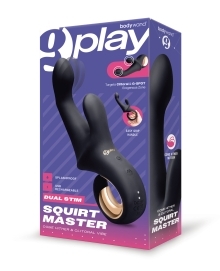Shop Bodywand G-Play Dual Stim Squirt Master - Black online