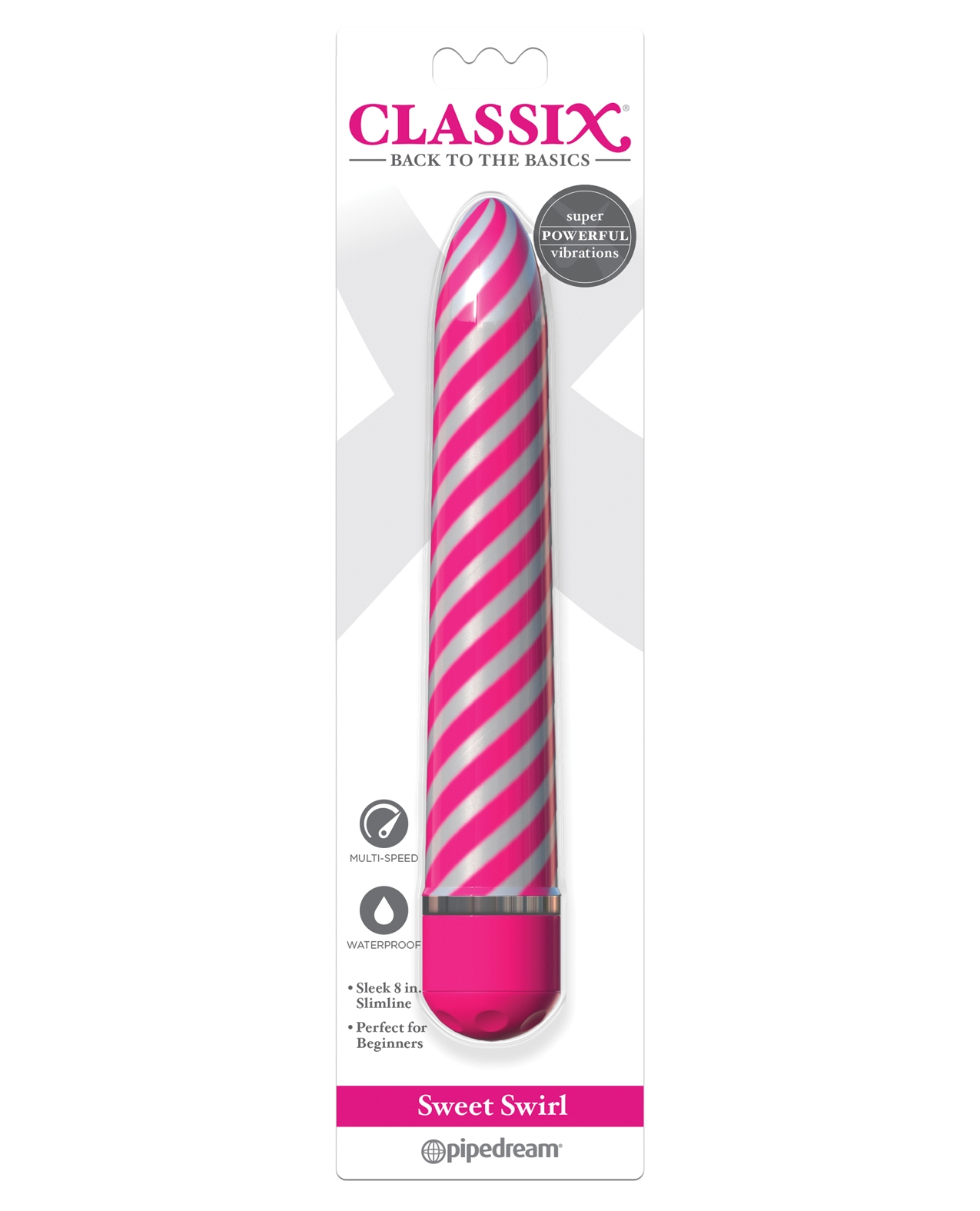 Shop Classix Sweet Swirl Vibrator - Pink online