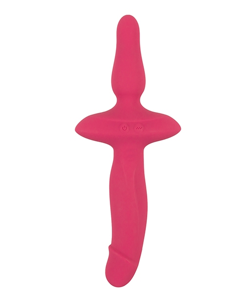 Couples Choice 2in1 Vaginal & Anal Vibrator - Pink for sale