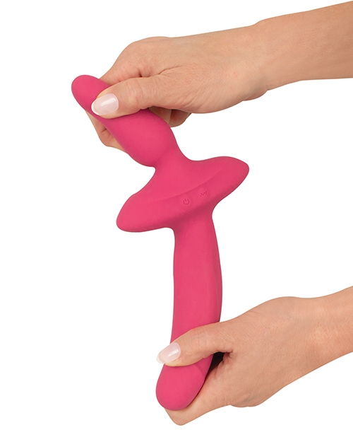 Buy Couples Choice 2in1 Vaginal & Anal Vibrator - Pink