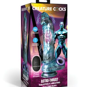 Shop Creature Cocks - Astro-Thrust Thrusting & Vibrating Silicone Dildo online