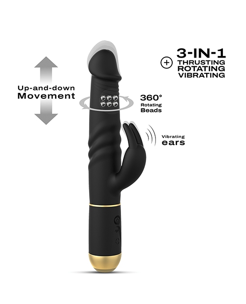 Buy Dorcel Dorcel Thrusting & Spinning Furious Rabbit 2.0 - Black