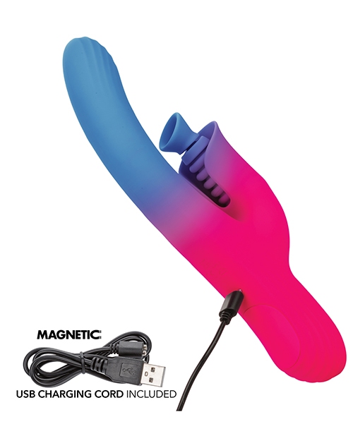 Buy Elation Elation Dual Stimulator w/Suction - Blue/Pink
