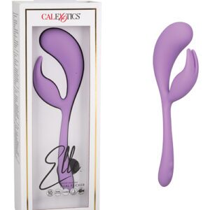 Shop Elle Liquid Silicone Dual Flicker - Purple online